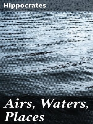 cover image of Airs, Waters, Places